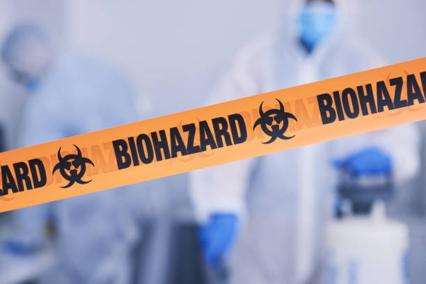 Professional Biohazard technician working in Lafayette, CO